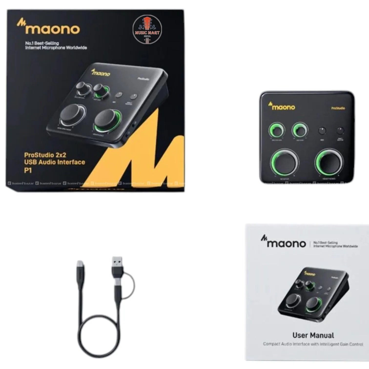 Maono P1 Hybrid Audio Interface 3