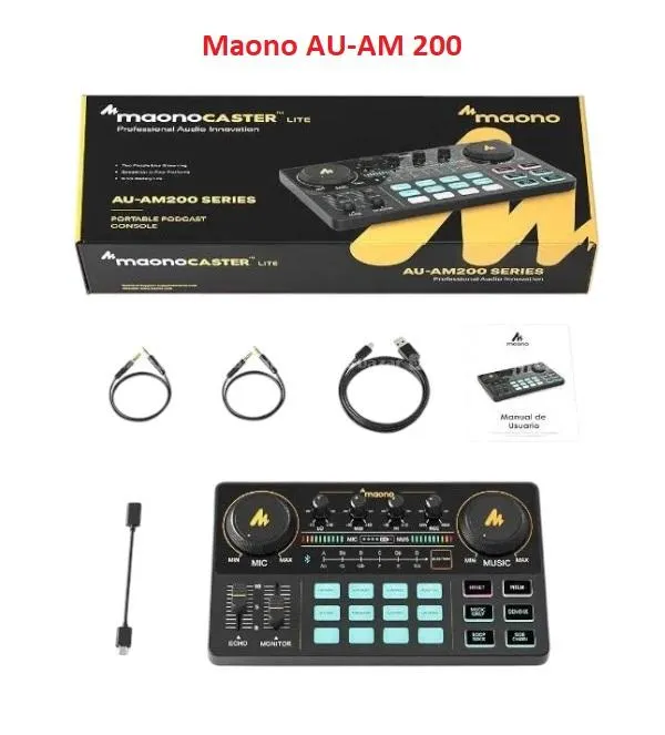 Maonocaster Lite AU-AM200 Portable Podcast Console 2