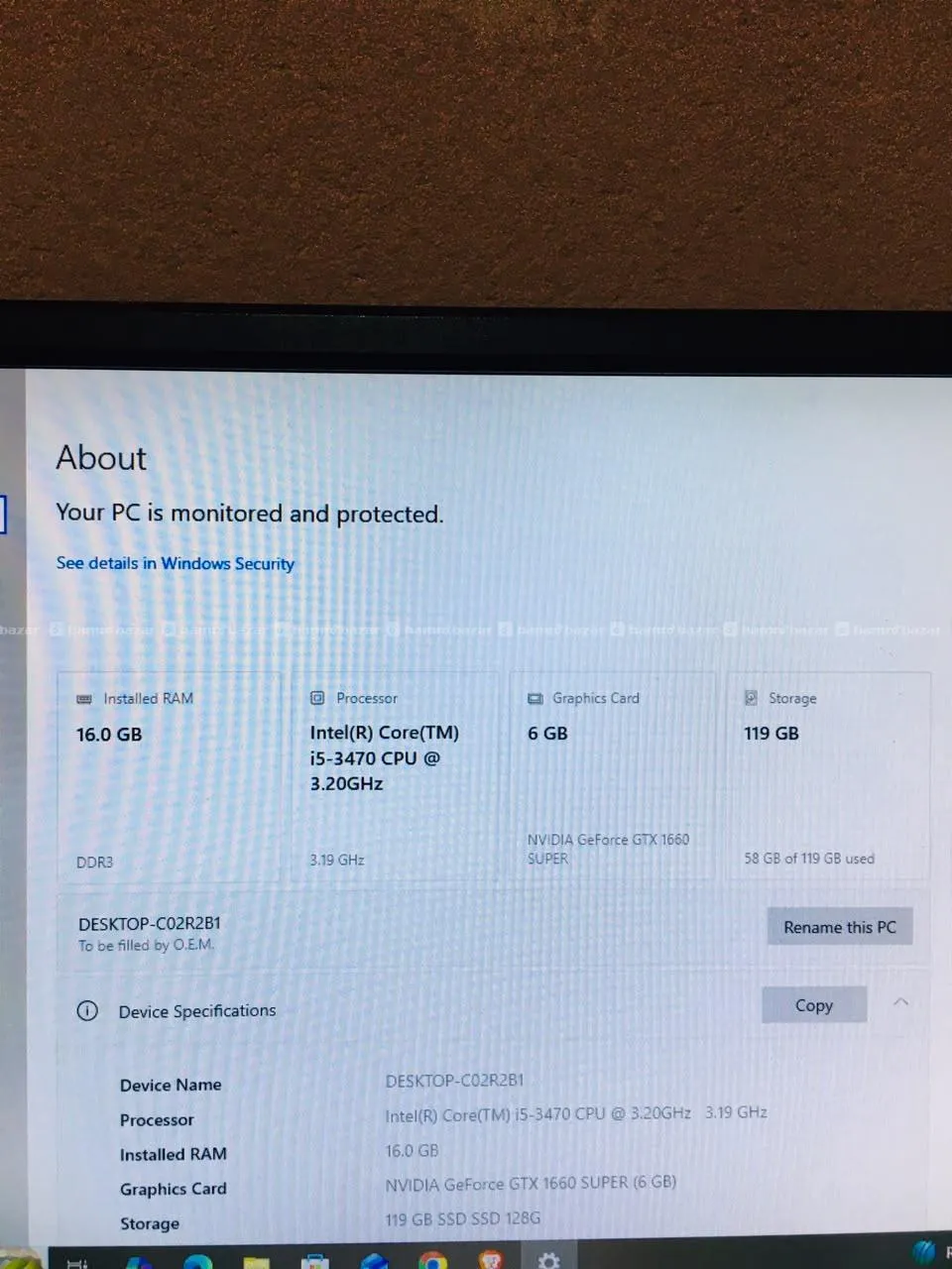 Gaming PC Full Setup-GTX 1660 SUPER 6GB 6