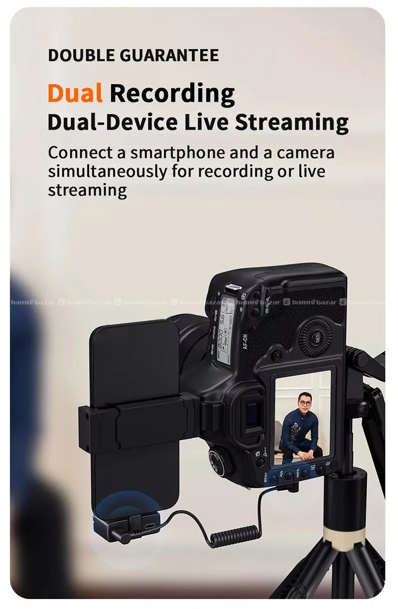 Premium Quality Wireless Lavalier Microphone Set 7