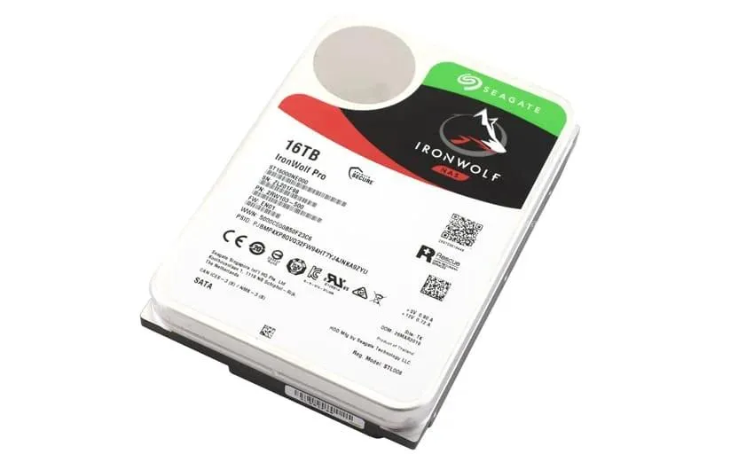 Seagate IronWolf 16TB 3.5" SATA 7200RPM HDD 3