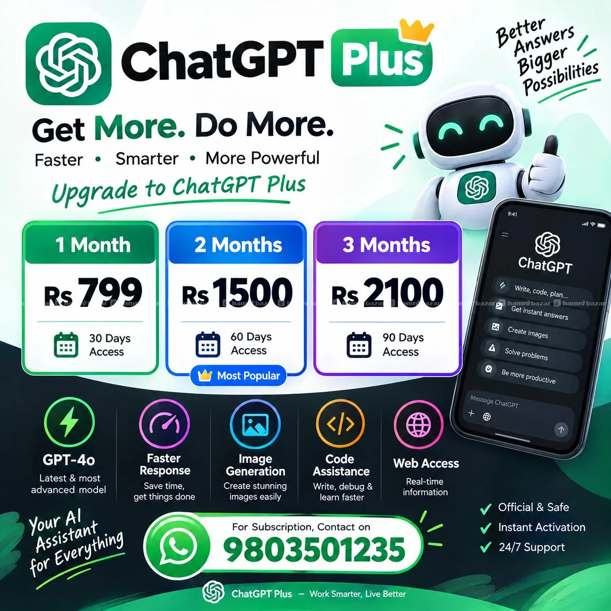 ChatGPT premium access now available in Nepal.
