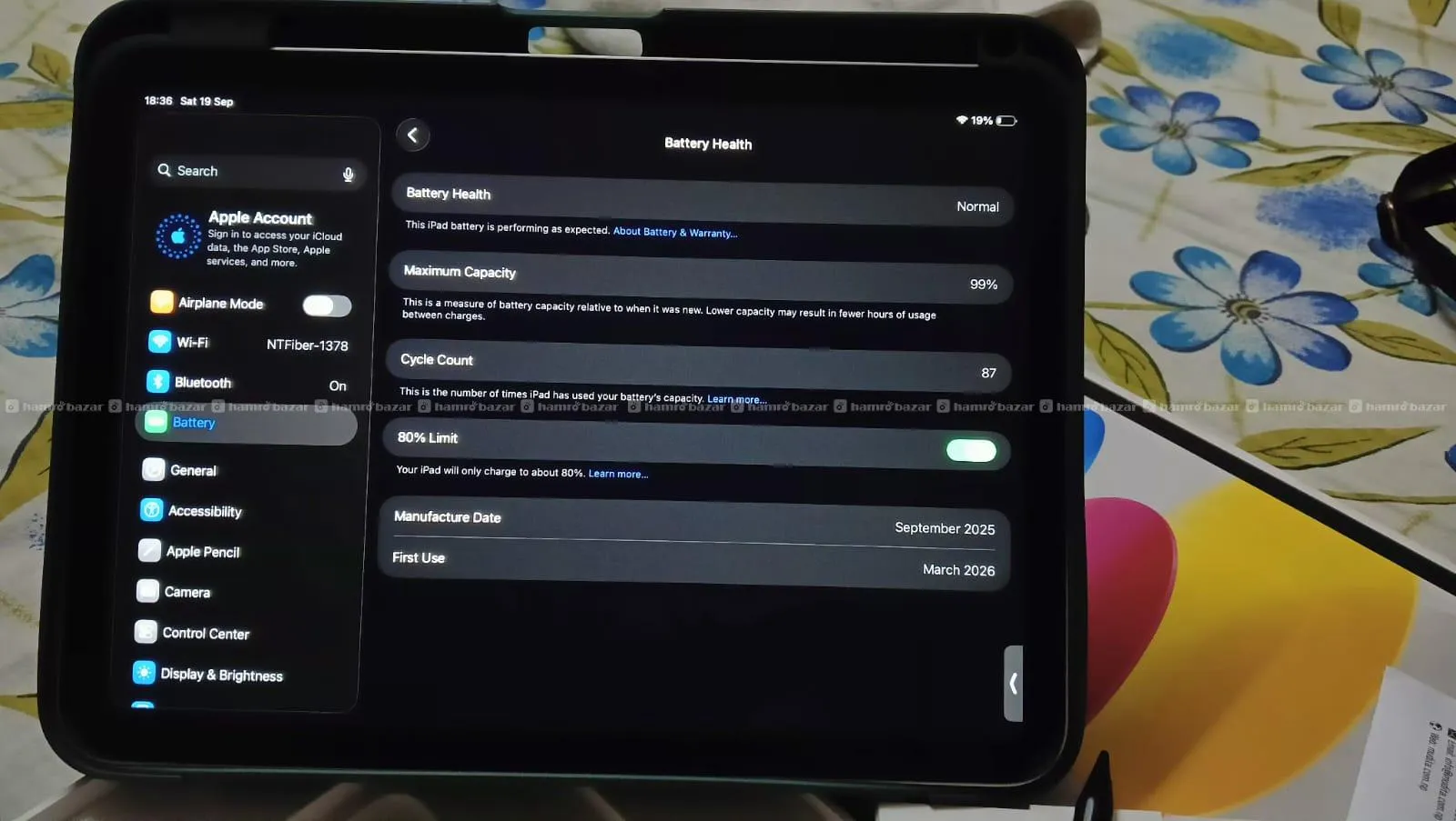 Ipad A16 | Wifi-128 gb | 99% battery | Accessories 4