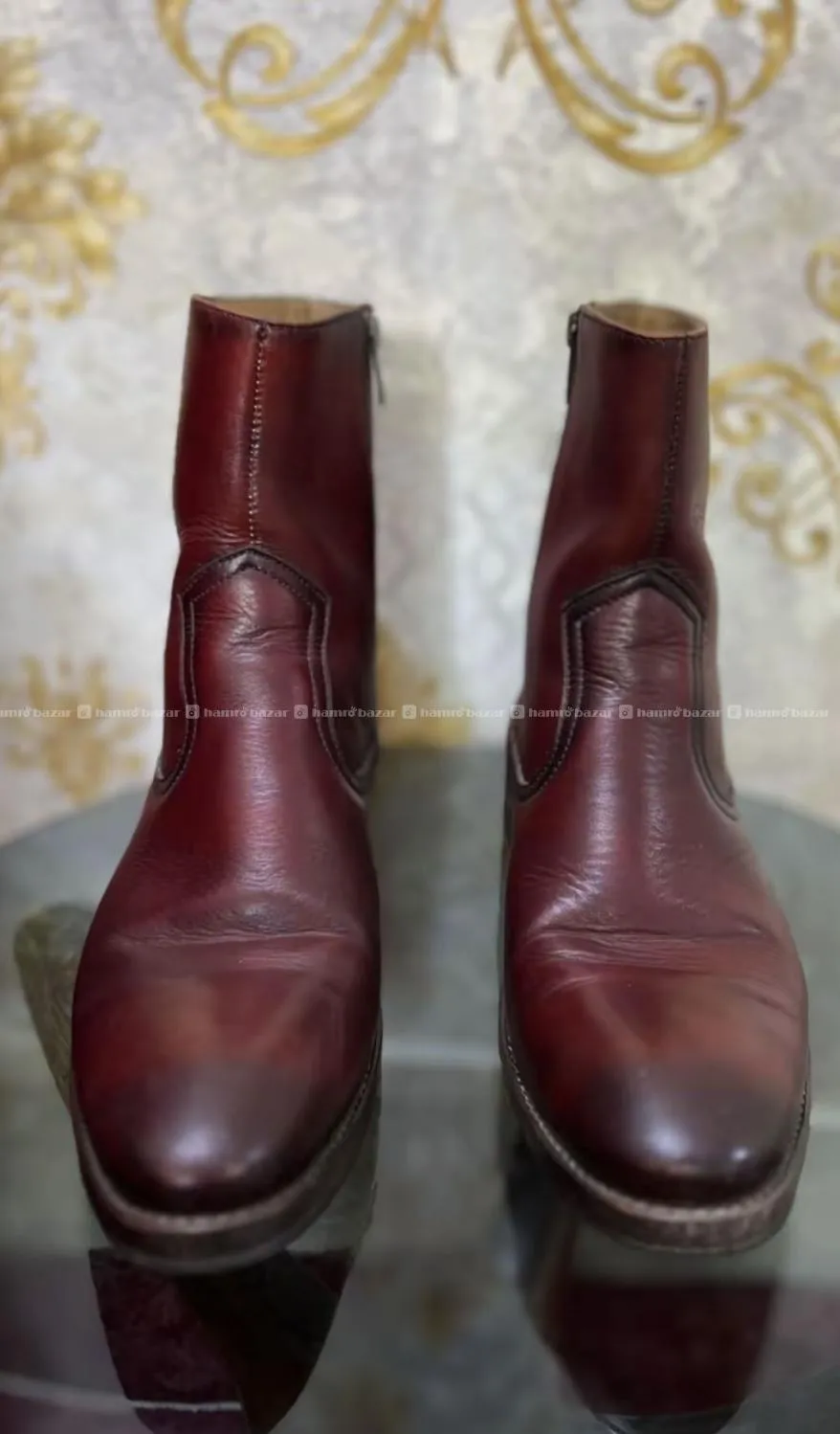लेदर एंकल बुट (Leather Ankle Boots)