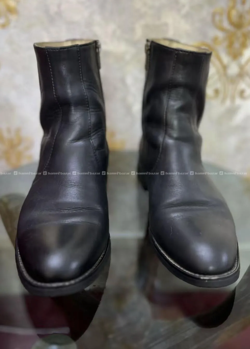 लेदर एंकल बुट (Leather Ankle Boots) 6