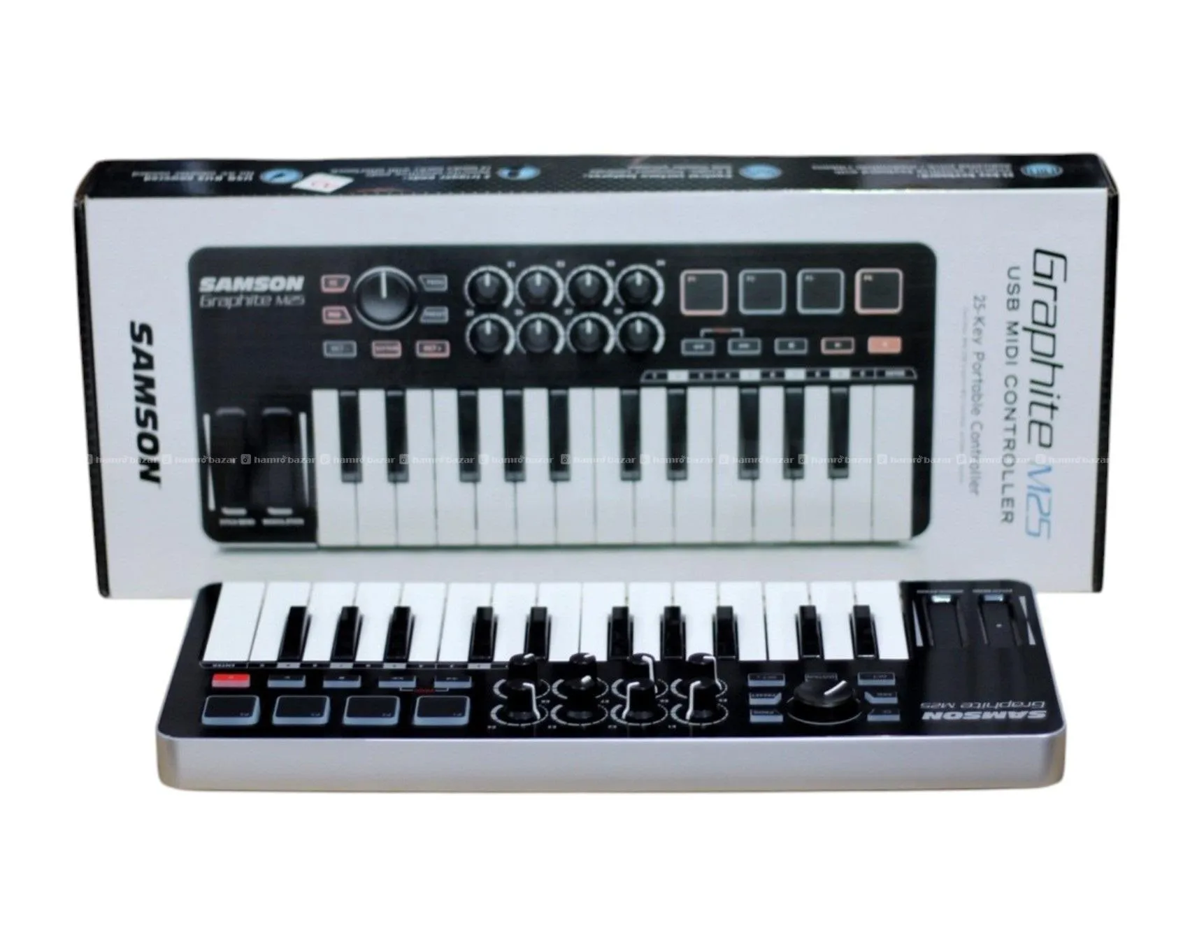 Samson Graphite M25 Mini USB MIDI Controller 2