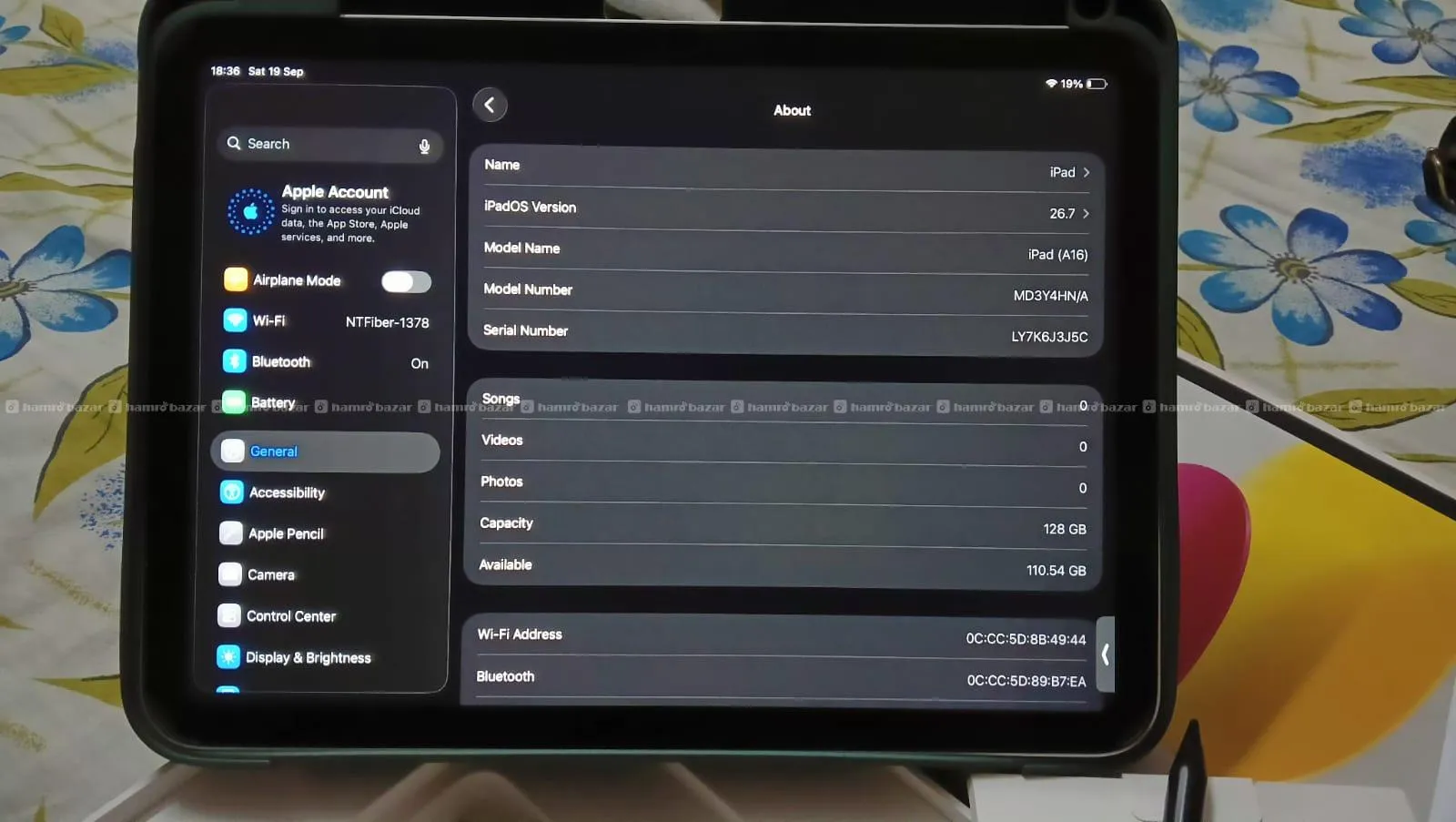 Ipad A16 | Wifi-128 gb | 99% battery | Accessories 3