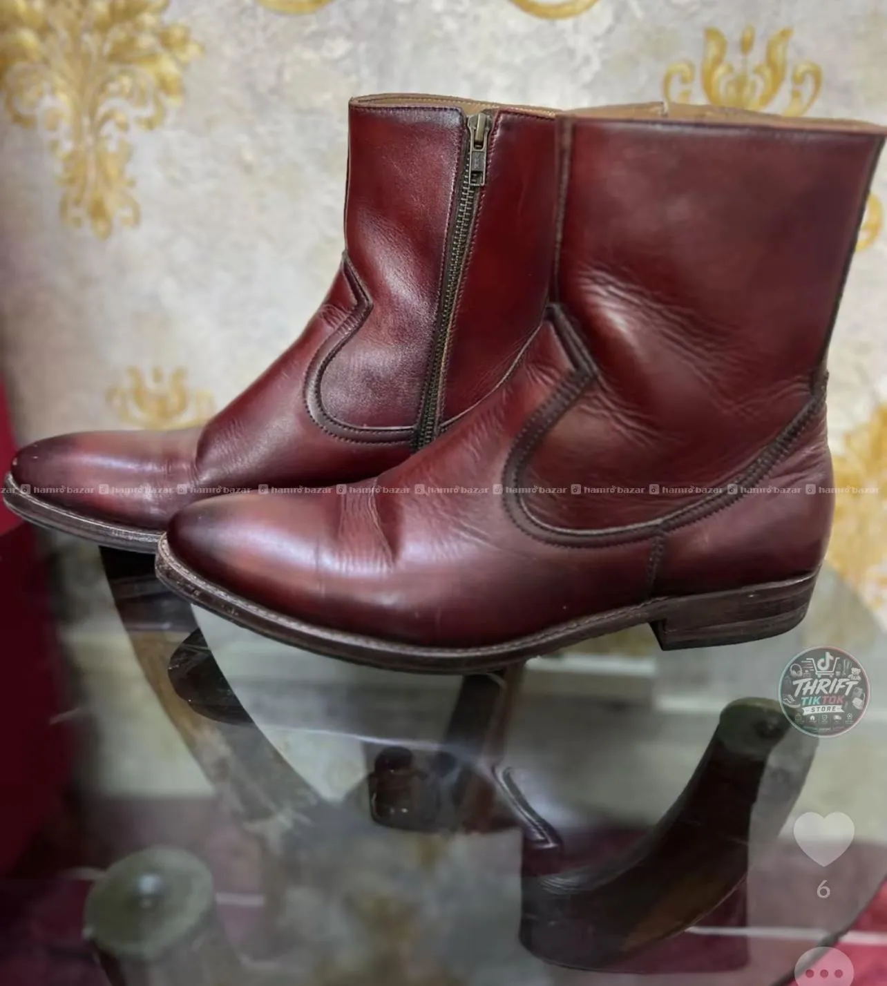 लेदर एंकल बुट (Leather Ankle Boots) 2