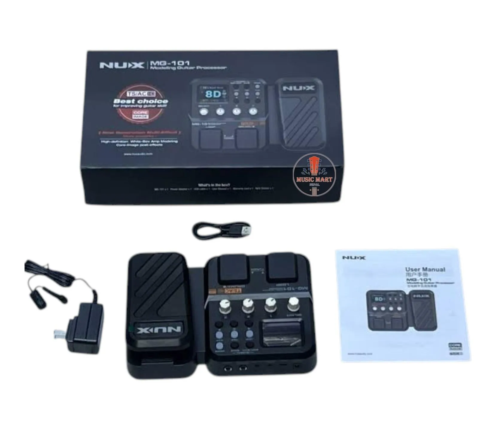 NUX MG-101 Multi-Effects Guitar Processor 4