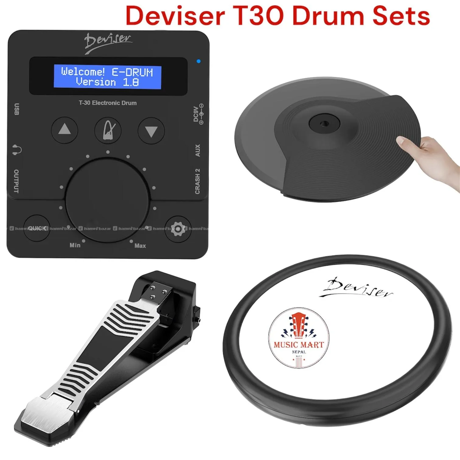 Deviser T-30 Electric Drum Sets 2