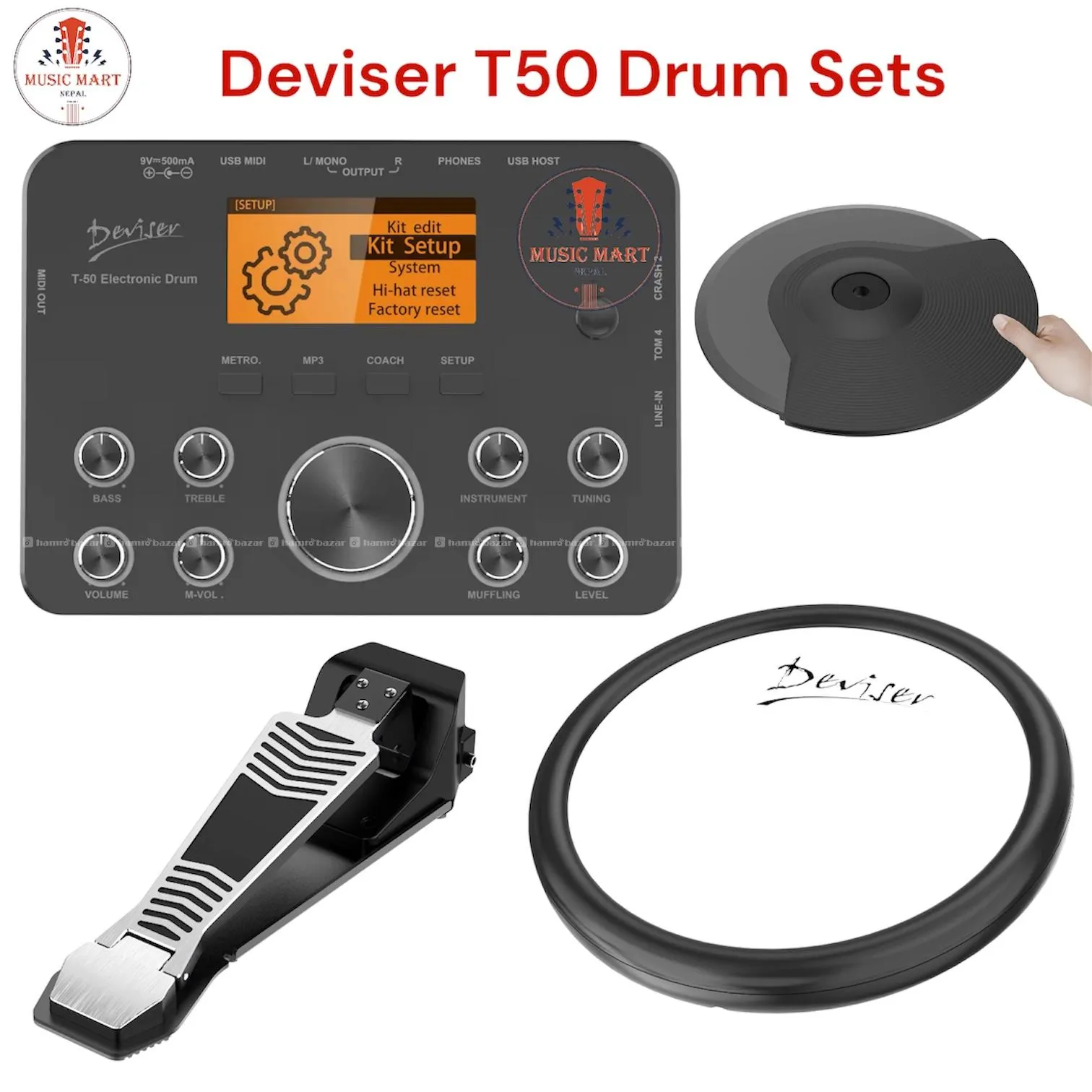 Deviser T-50 Electric Drum Sets 2