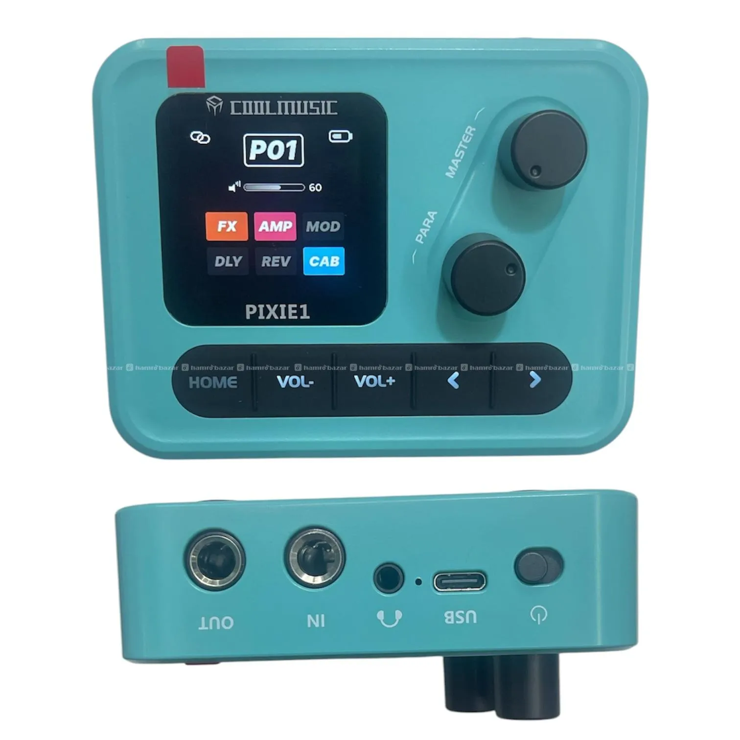 Coolmusic Pixie 1 Guitar Bass Multi Effects Pedal 4