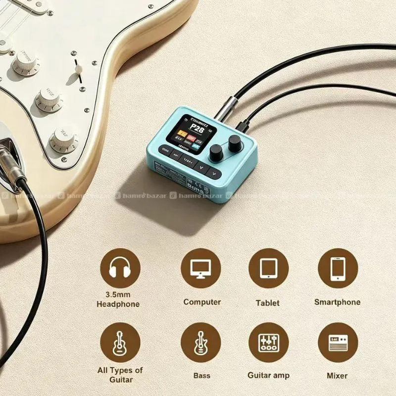 Coolmusic Pixie 1 Guitar Bass Multi Effects Pedal 5