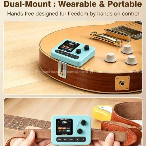 Coolmusic Pixie 1 Guitar Bass Multi Effects Pedal 3