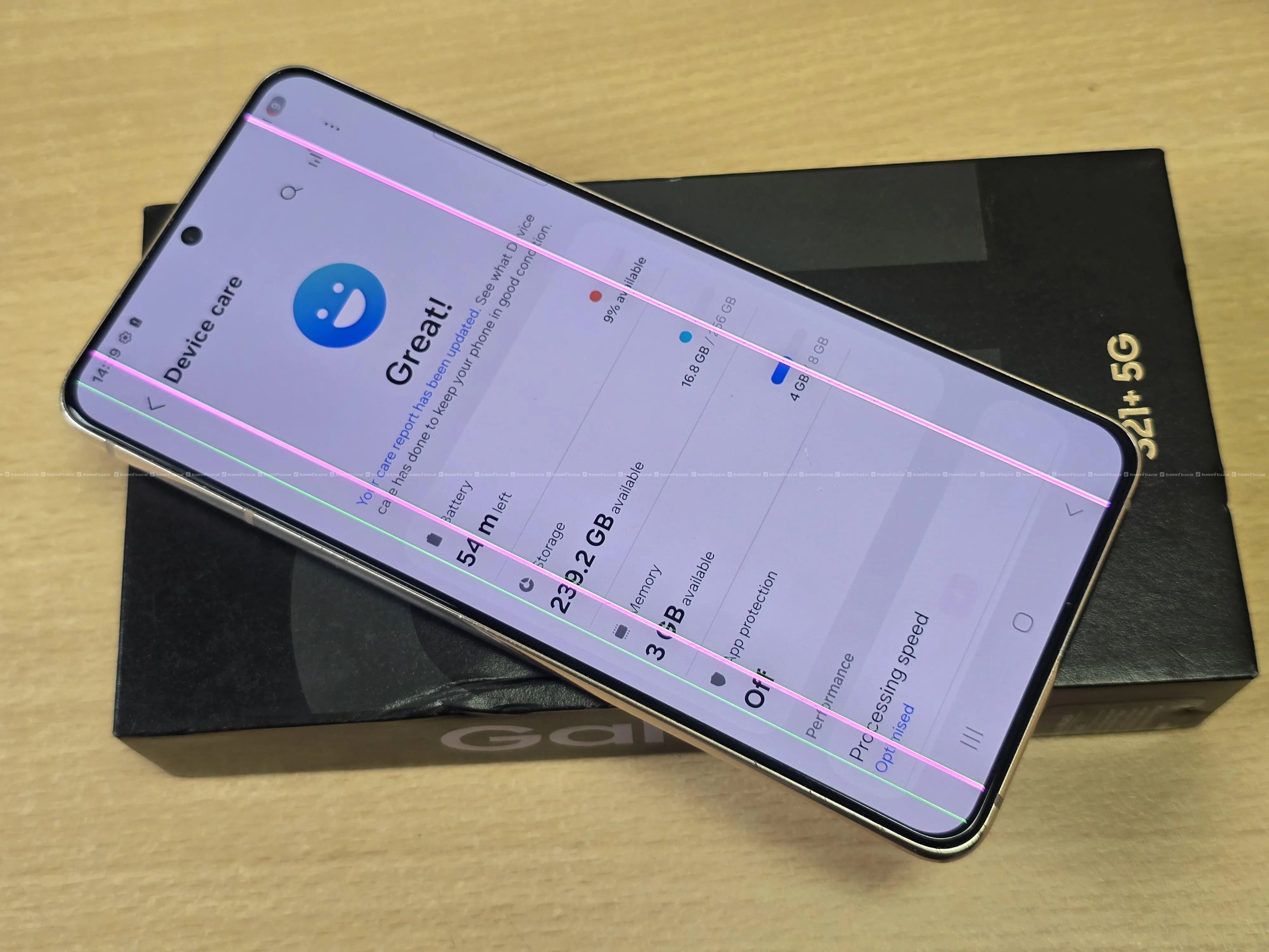 Samsung S21 plus 8/256gb with imei matching box 2