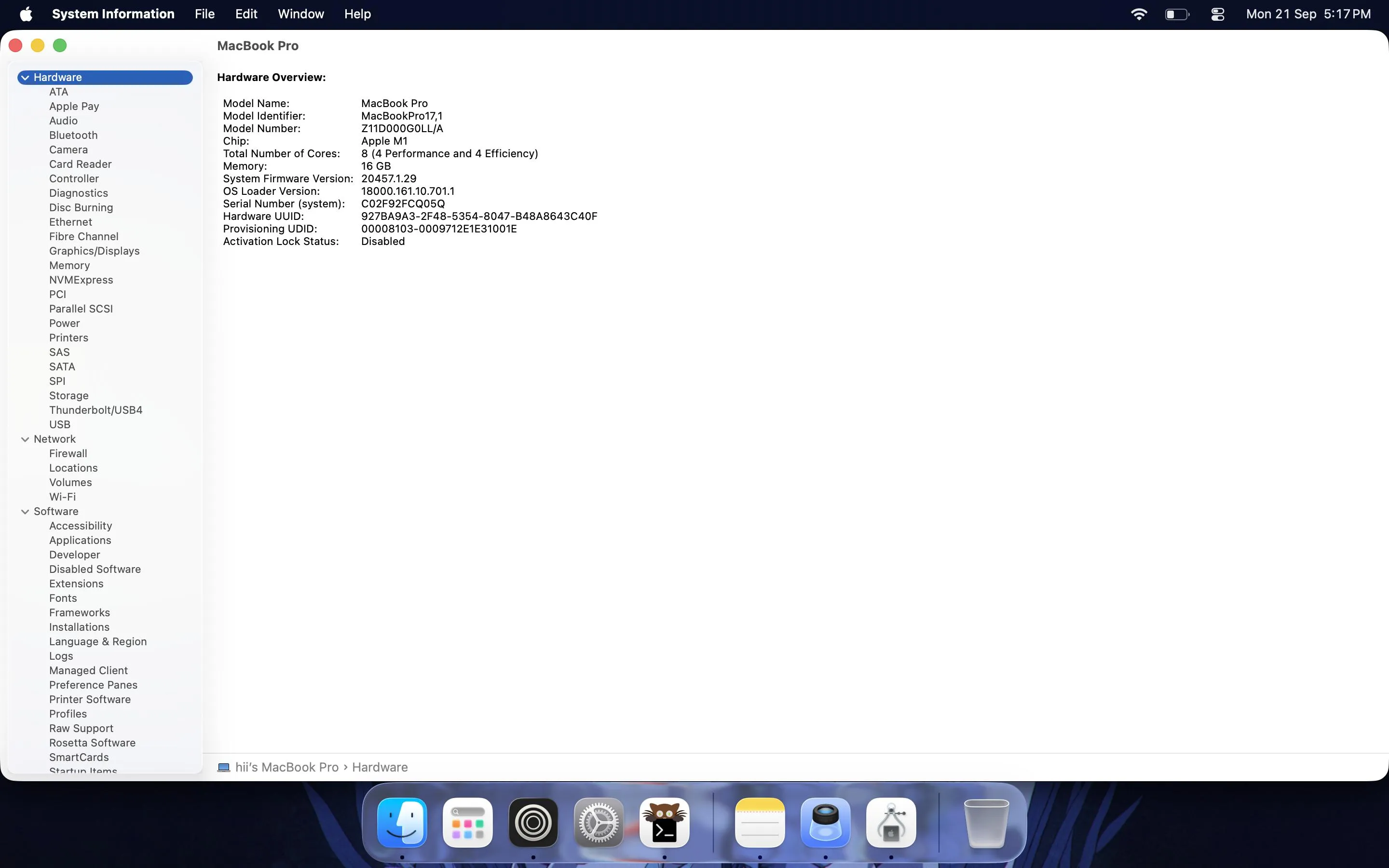 Macbook Pro M1 16/256 GB - Like New 5