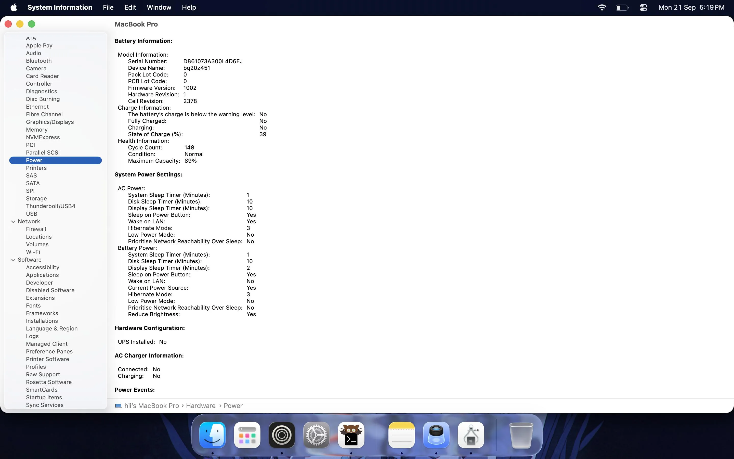 Macbook Pro M1 16/256 GB - Like New 6