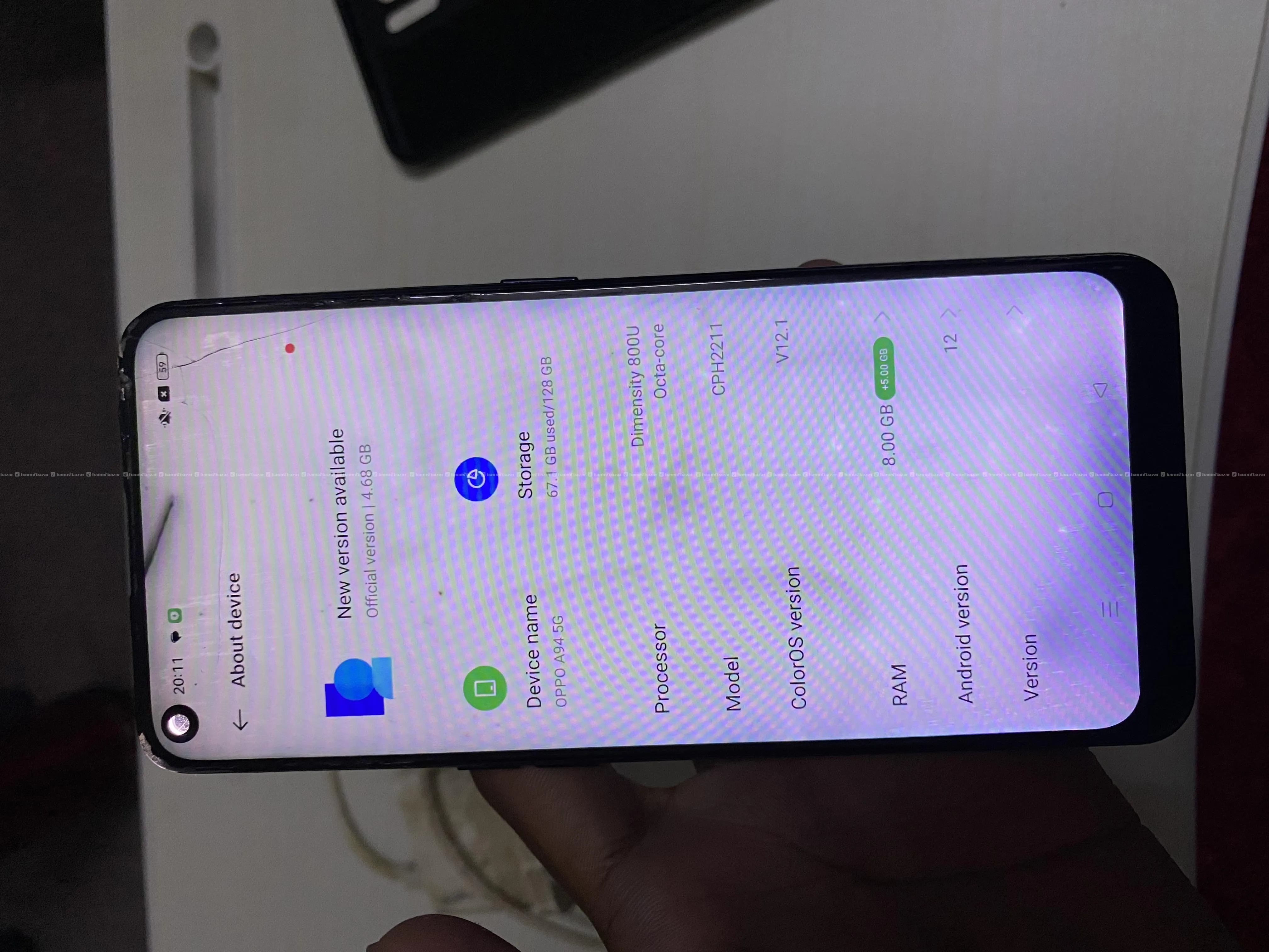 oppo reno 5 z 8gb 3