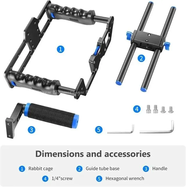 NEEWER Universal Camera Cage Rig Kit 8