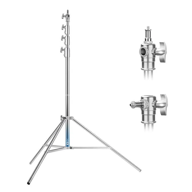 13ft Heavy Duty Stainless Steel Light Stand 2