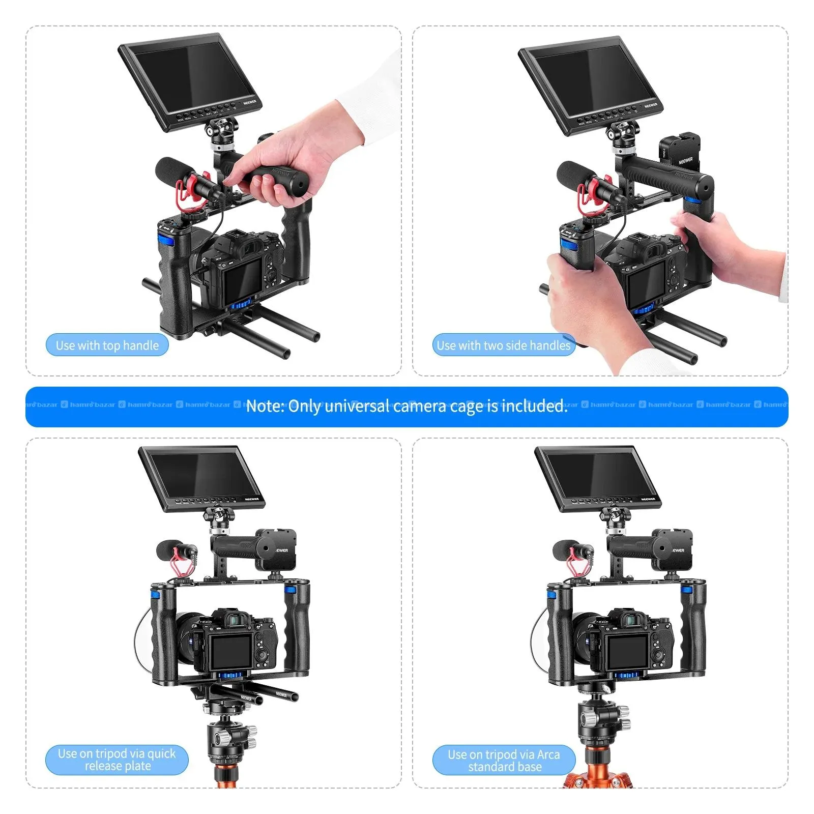 NEEWER Universal Camera Cage Rig Kit 5