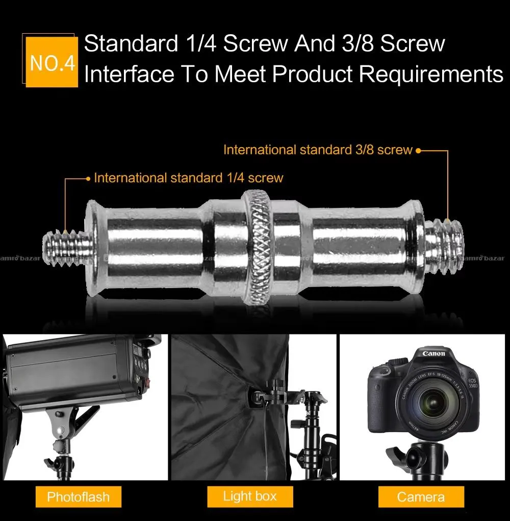 4m Dual-Use Light Stand (Attached Boom Arm) 3