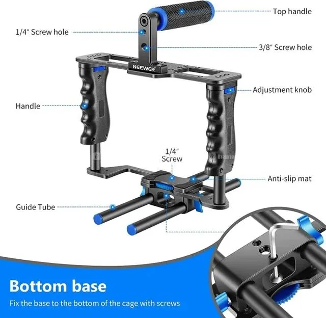 NEEWER Universal Camera Cage Rig Kit 2