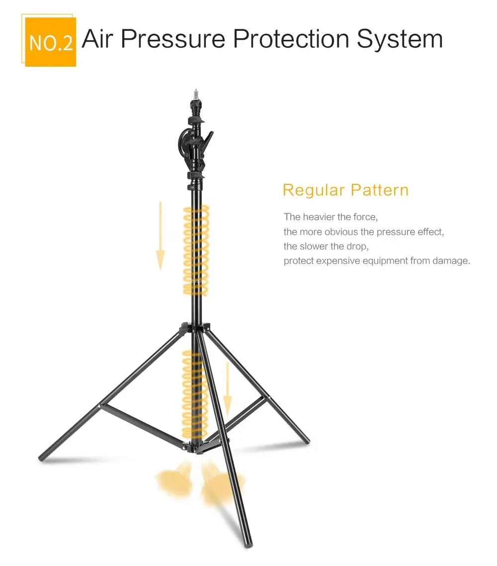 4m Dual-Use Light Stand (Attached Boom Arm) 8