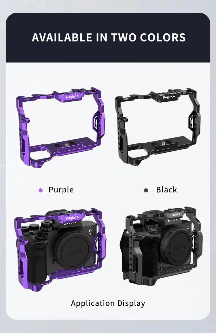 Poyinco Full Camera Cage for Sony A7 IV / A7R V