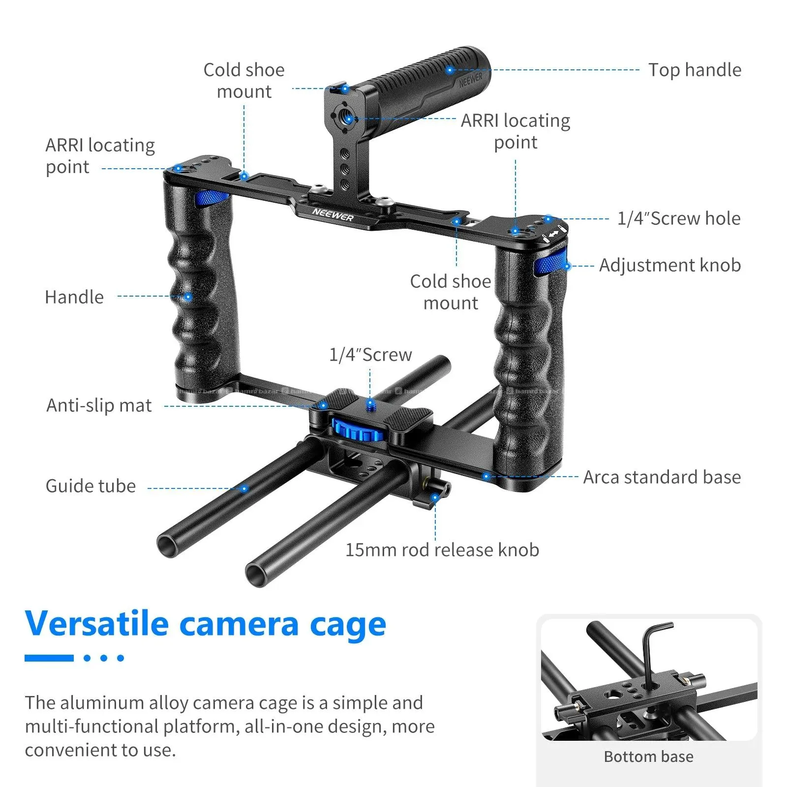 NEEWER Universal Camera Cage Rig Kit 4