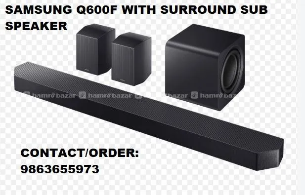 samsung sound bar Q600F with subspeaker 5.1.4