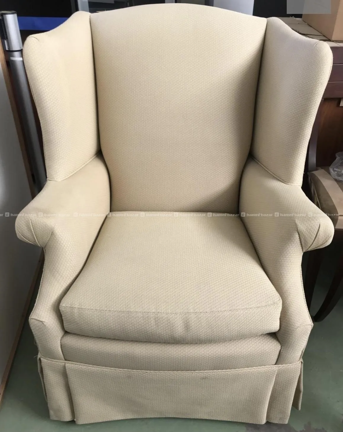 Drexel Heritage wing back chairs made in USA