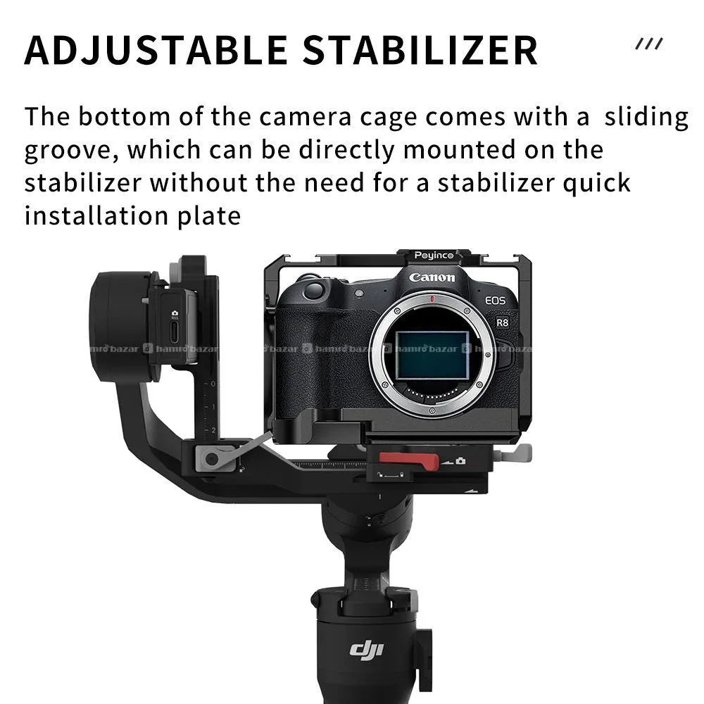 Poyinco Camera Cage for Canon EOS R8 / RP 5
