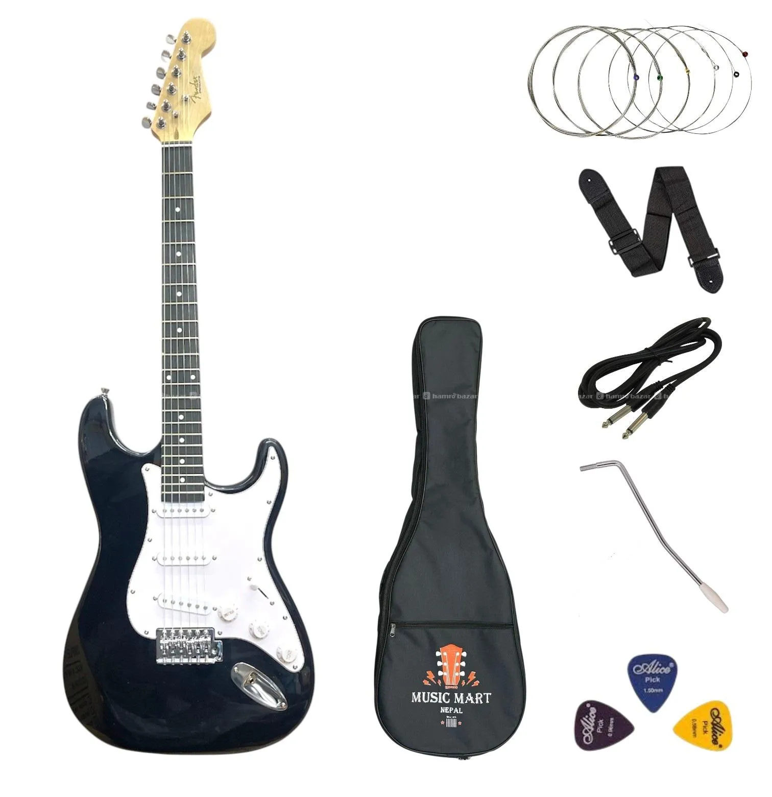 Fender Stratocaster Guitar Black