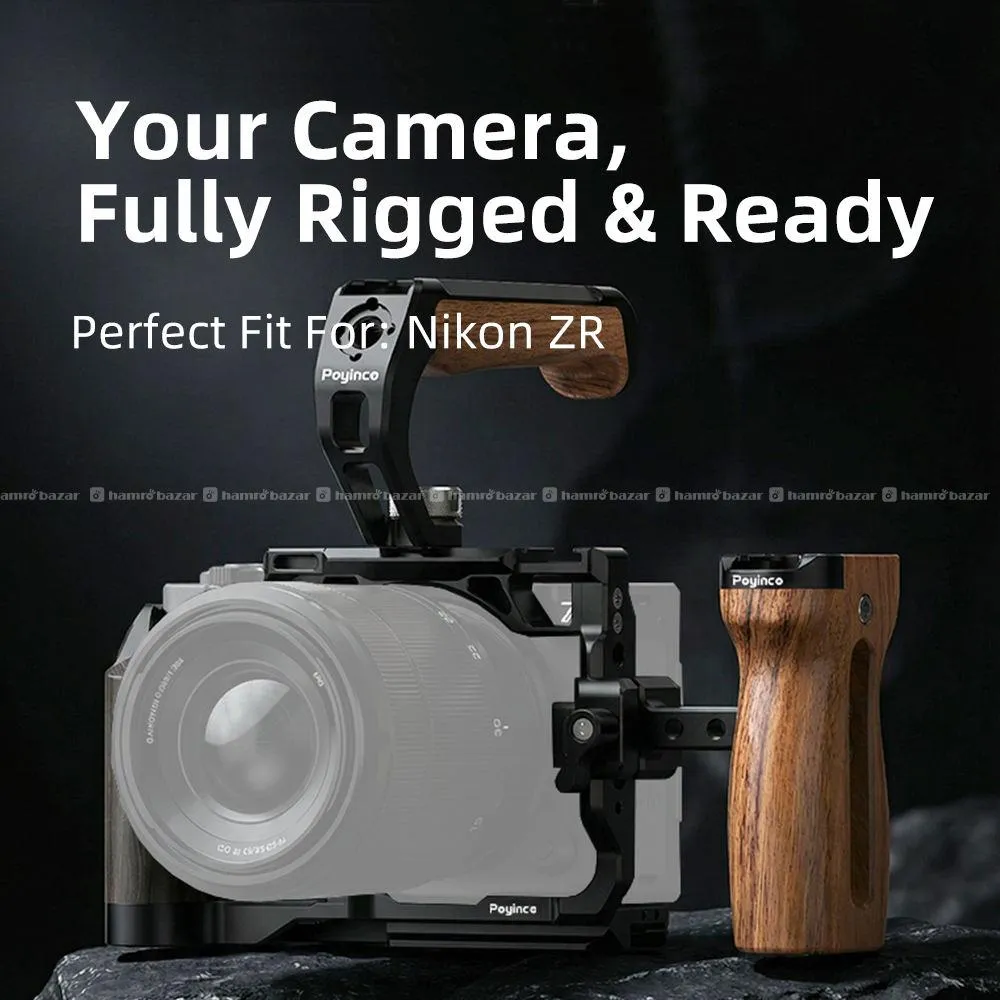 Poyinco Camera Cage for Nikon ZR / Z Series 4