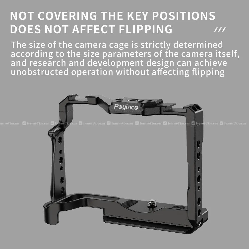 Poyinco Camera Cage for Canon EOS R8 / RP 4