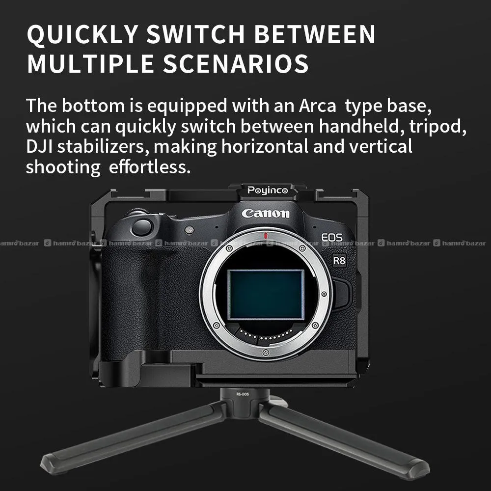 Poyinco Camera Cage for Canon EOS R8 / RP 2