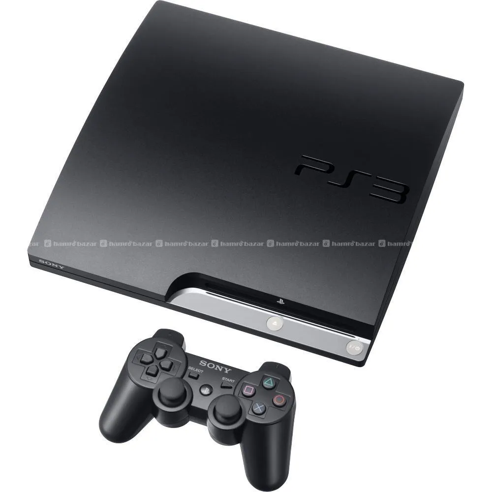 PS3 slim with one controller (jailbroke)