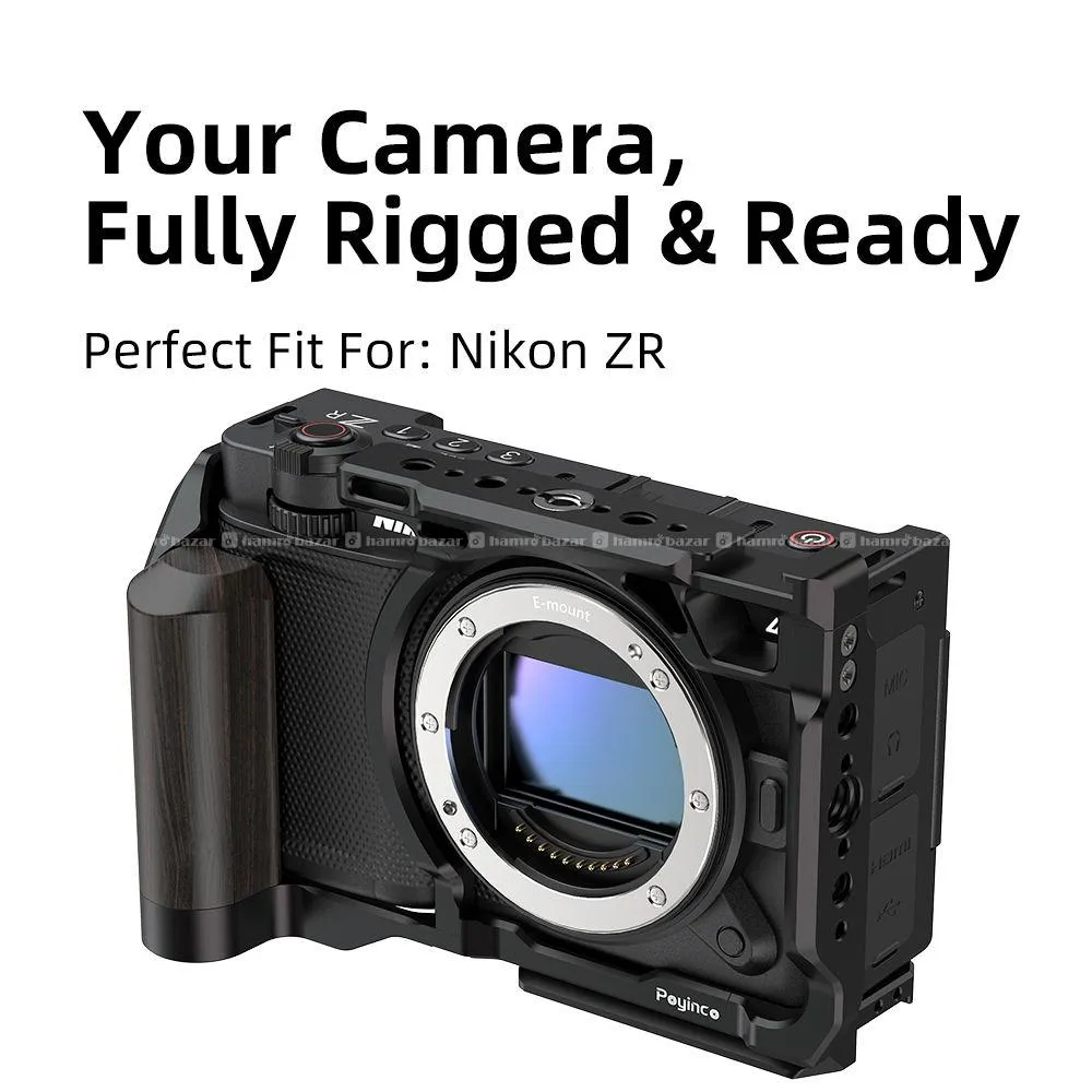Poyinco Camera Cage for Nikon ZR / Z Series