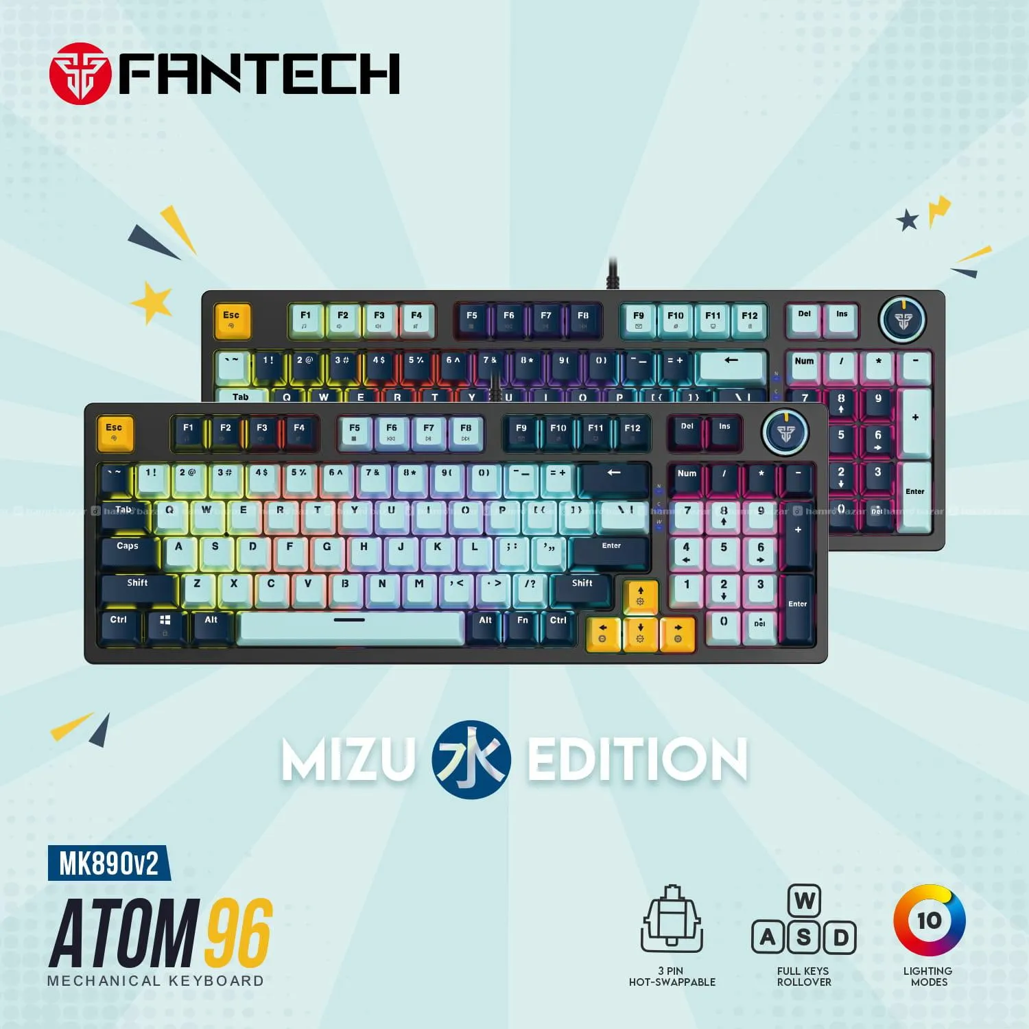 Fantech Atom96 MK890 Mechanical Keyboard