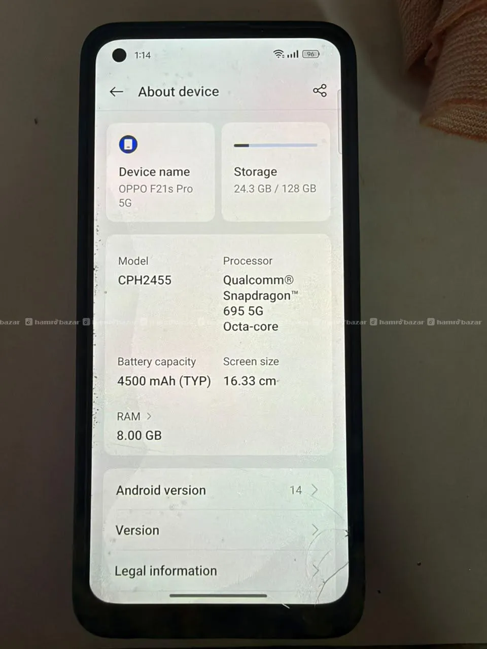Oppo F21s