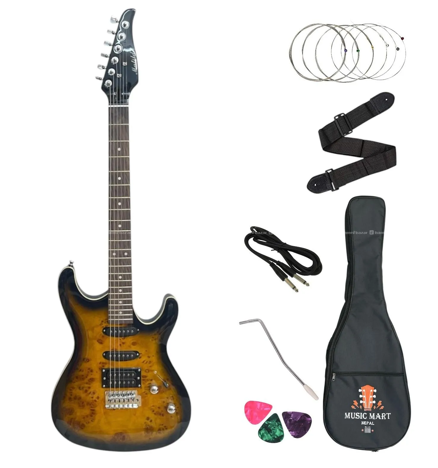 Matilda SRG Model SSH Pickup Electric Guitar - SB 8
