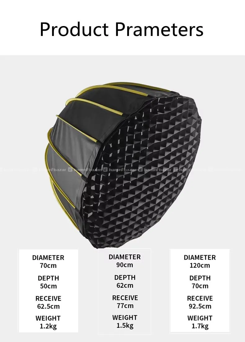 120cm Deep Parabolic Softbox 4