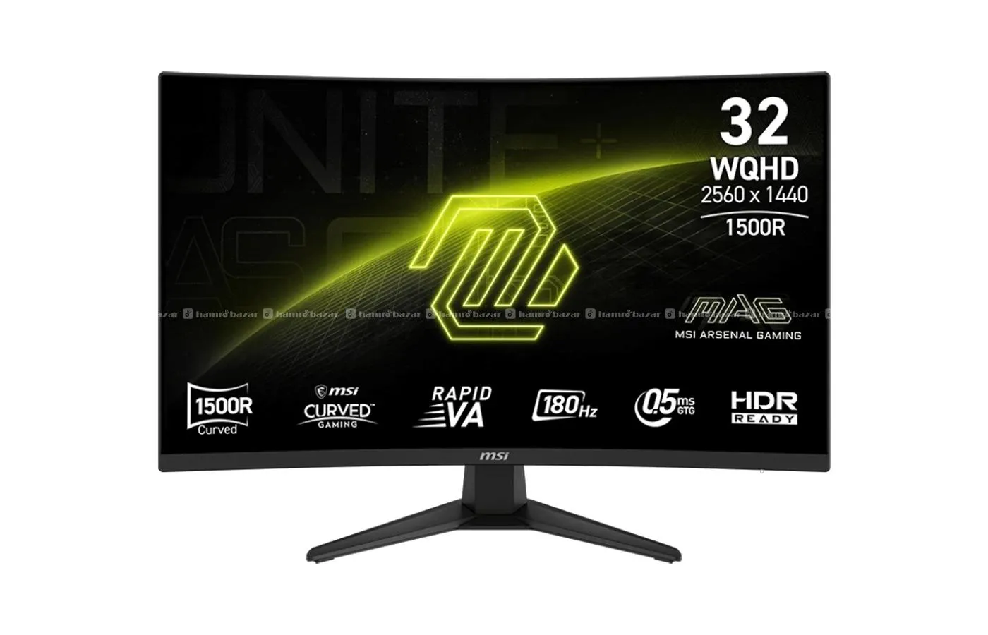 MSI MAG 321CQF E18 Gaming Monitor 31.5" WQHD 2K