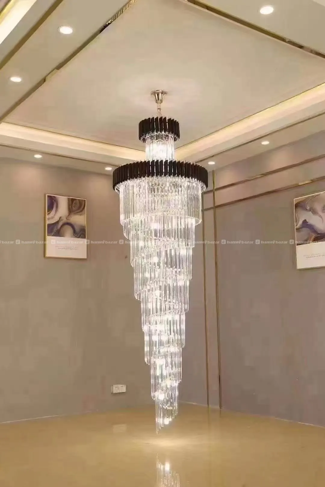 झुमर-chandelier lights (आधुनिक/क्रिस्टल झुमर)