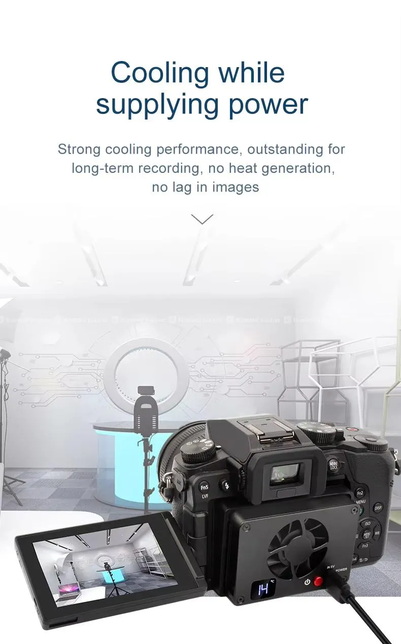 Camera Cooling Fan / Heat Sink (Poyinco Brand)