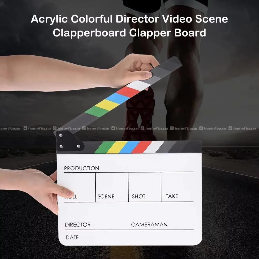 Acrylic Director's Clapperboard