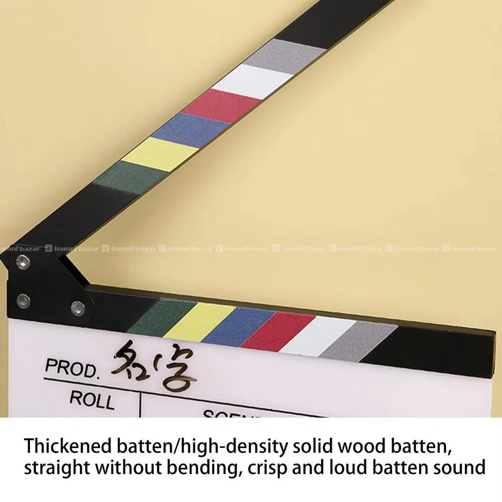 Acrylic Director's Clapperboard 2