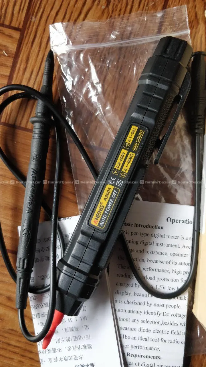 aneng a3005 digital multimeter pen type 2
