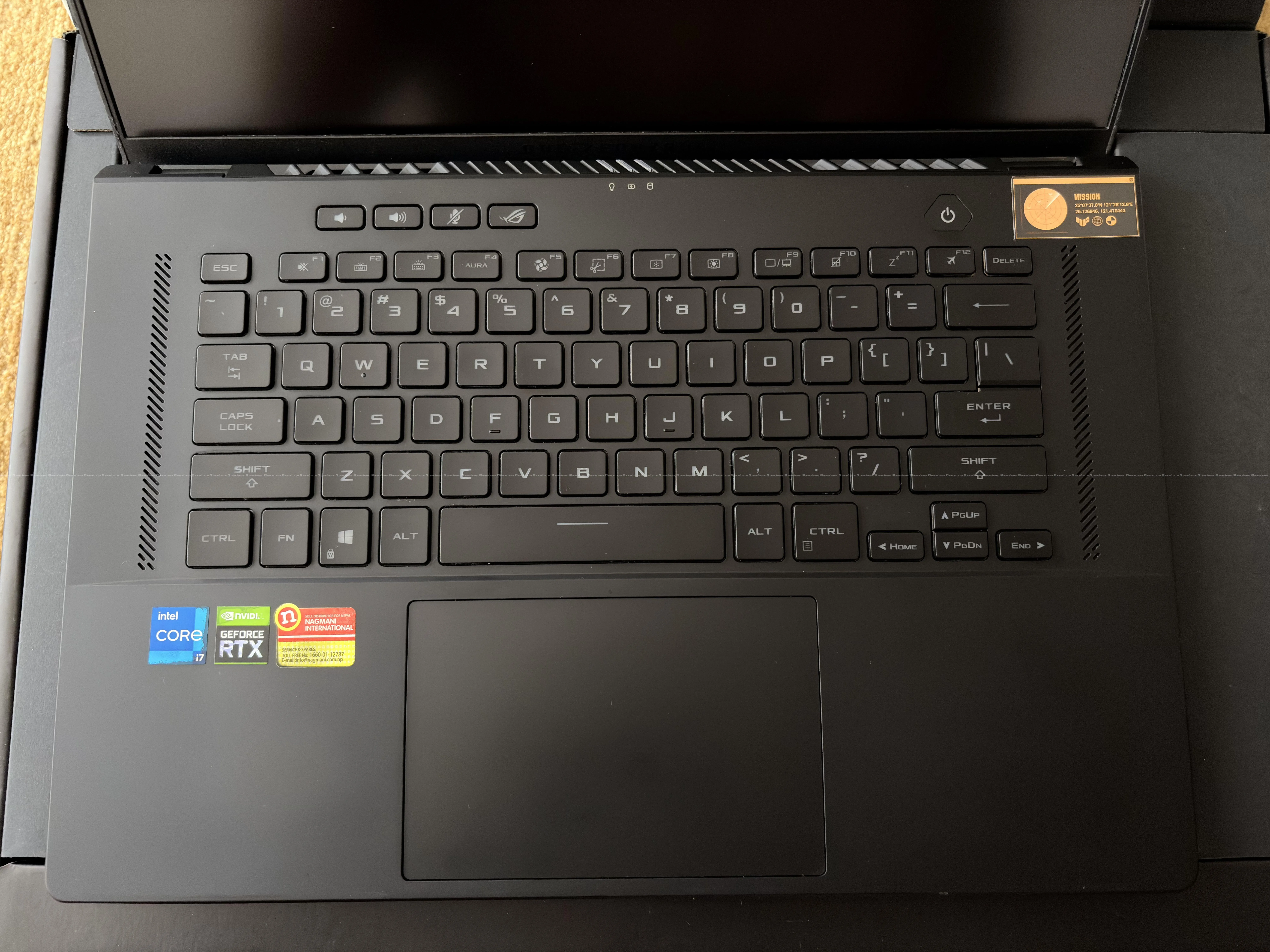 ROG Zephyrus M16 32GB RAM RTX 3060 1TB SSD 165HZ 4